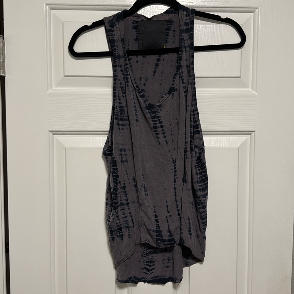Maj Tie Dye High Low Tank Top